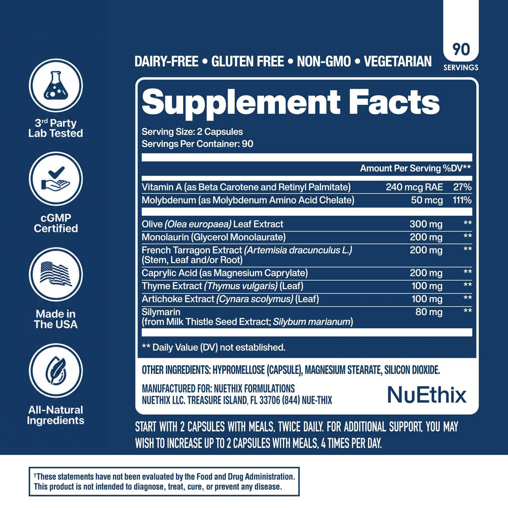 NuEthix Formulations Gut Defender+ Microbiome Balance - 180 Capsules - image 4