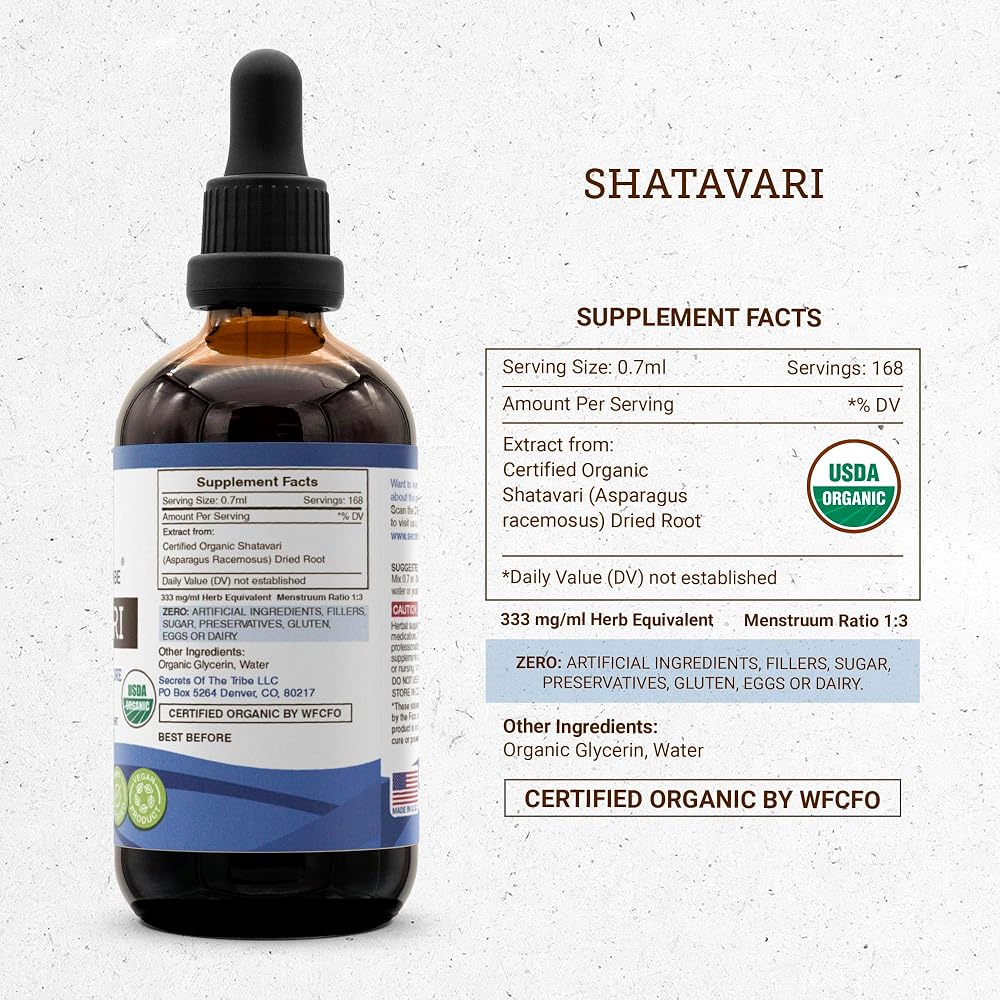 Secrets of the Tribe Shatavari USDA Organic
