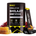 Boasi Shilajit Honey Sticks with Organic Saffron - 30 Sticks