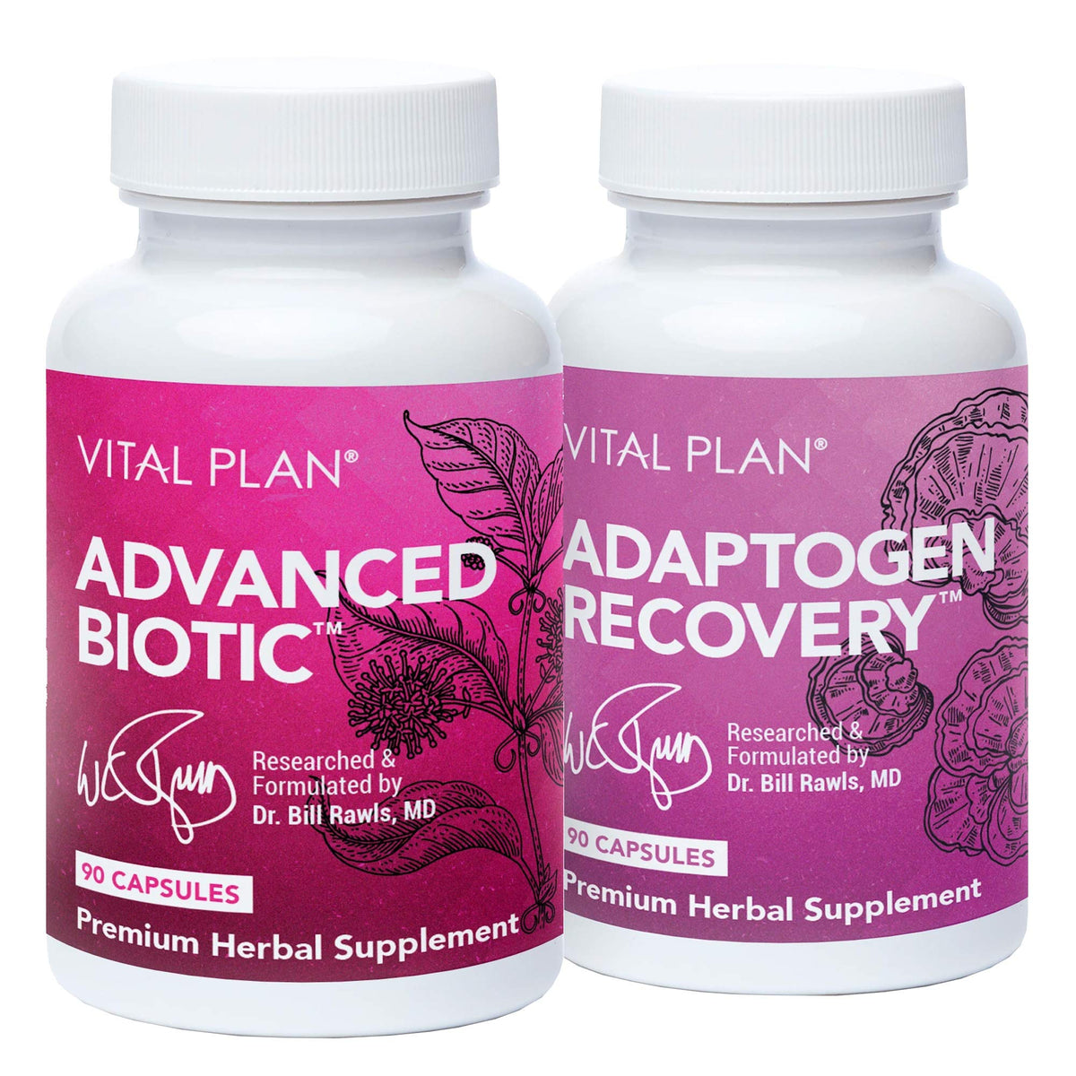 Vital Plan Immune Boost Bundle by Dr. Bill Rawls - 180 Capsules