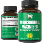 Peak Performance Mitochondria Maximizer with CoQ10 and PQQ - 60 Capsules