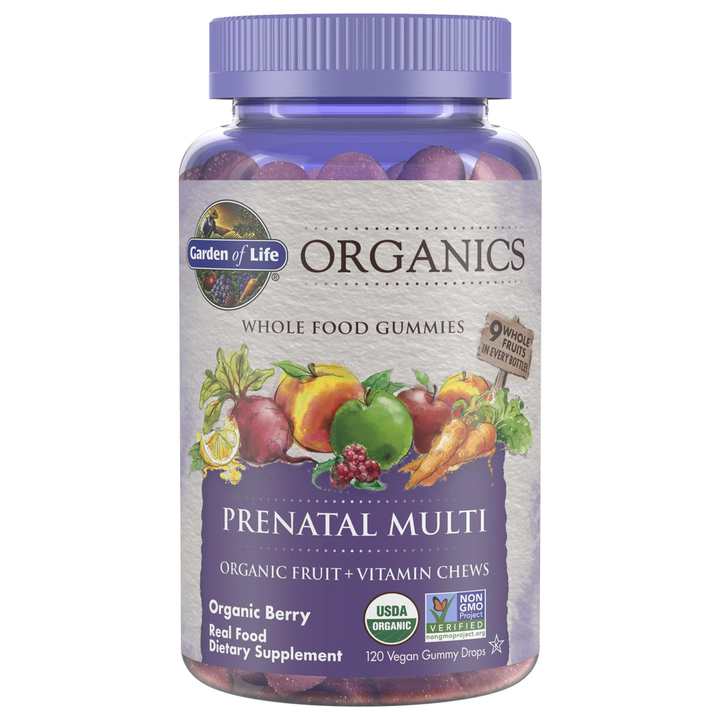 Garden of Life Organics Prenatal Multivitamin Gummies - 120 Gummies