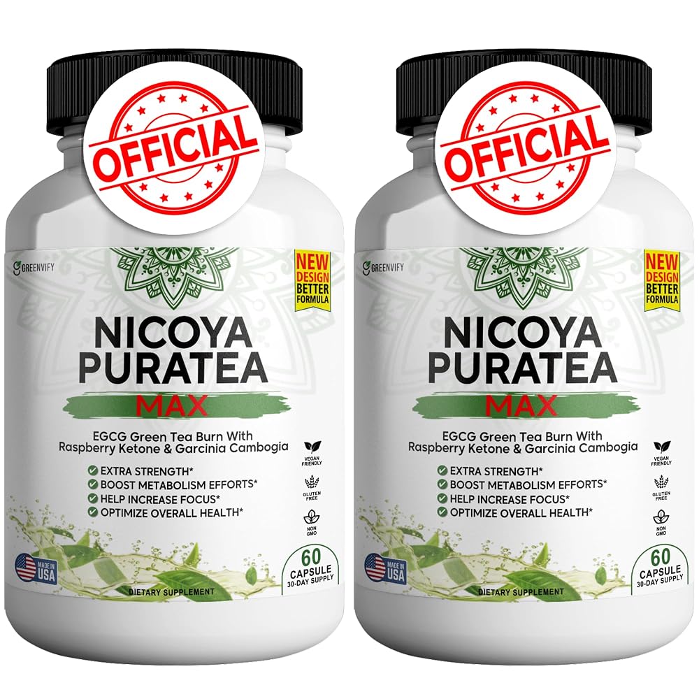 GREENVIFY Nicoya PuraTea Max Green Tea Extract & Green Coffee Bean