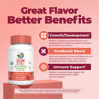 MaryRuth's Organic Kids Multivitamin + Postbiotics Gummies - 60 Count - image 4