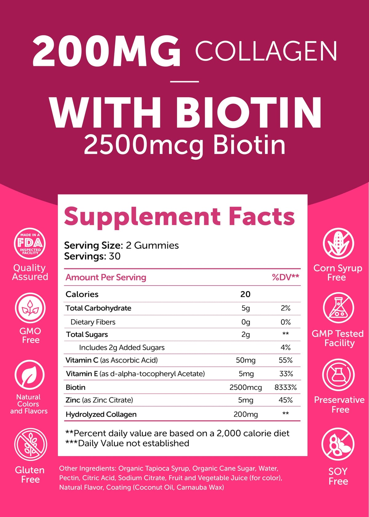 Lunakai Vitamin B12 and Collagen Gummies Bundle - 120 Count - image 3
