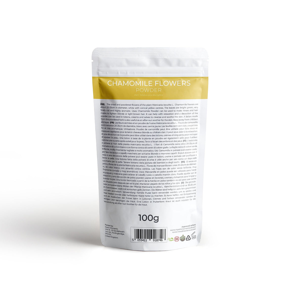 Mystic Moments Chamomile Flowers Powder - 100g - image 2