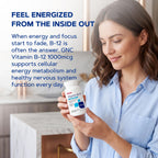 GNC Vitamin B-12 1000mcg Supports Energy Production - 90 Caplets - image 7