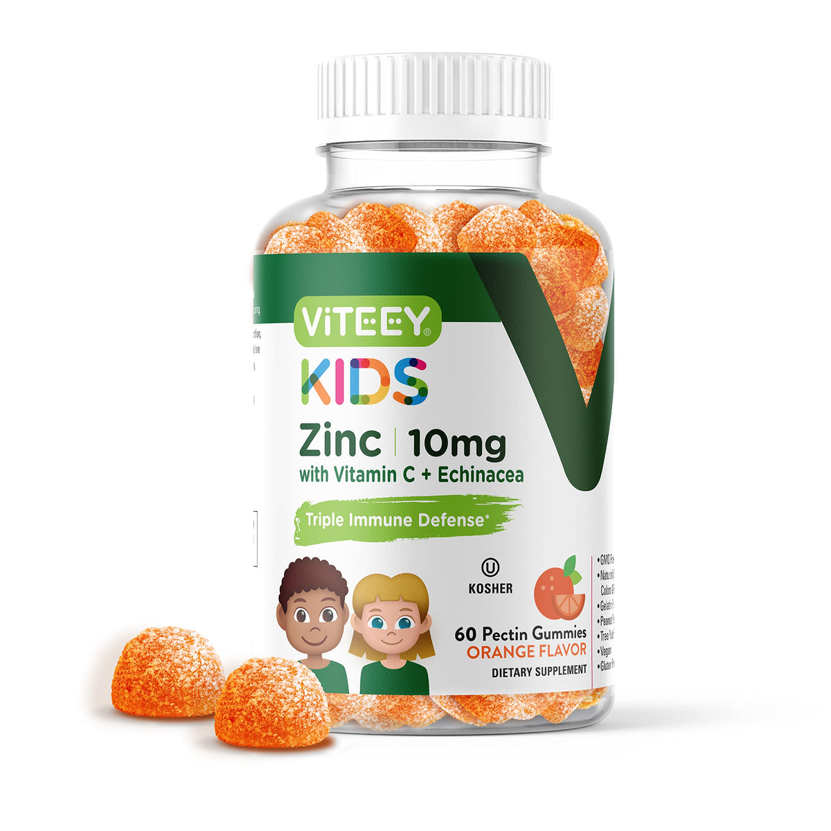 Viteey Zinc Gummies 10mg for Kids
