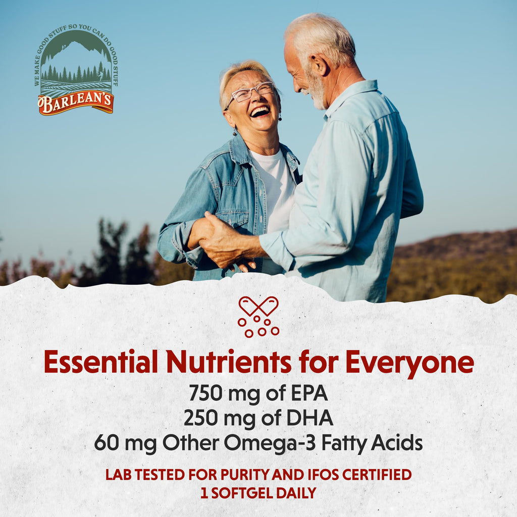 Barlean's Organic Oils Ideal Omega-3 Nutritional Supplement Softgel