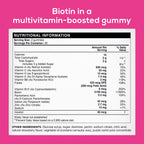 nothing BUT nutrition Biotin Gummies 5100 mcg Hair, Skin & Nails - 60 Gummies - image 2