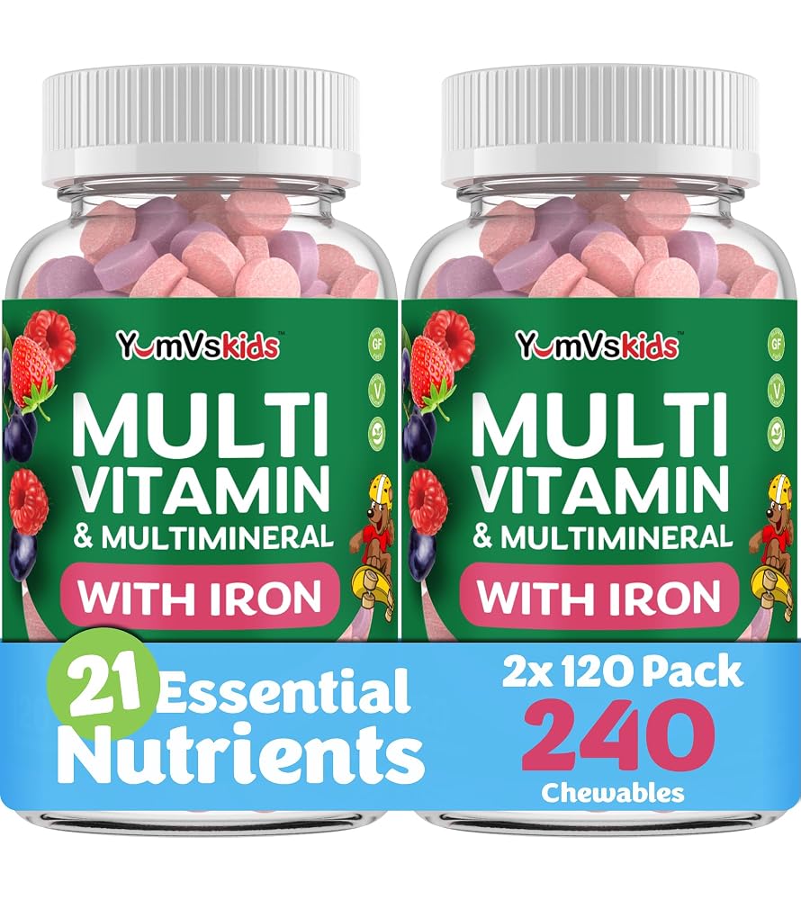 YUM-V'S Kids Multivitamin with Iron - 240 Chewables