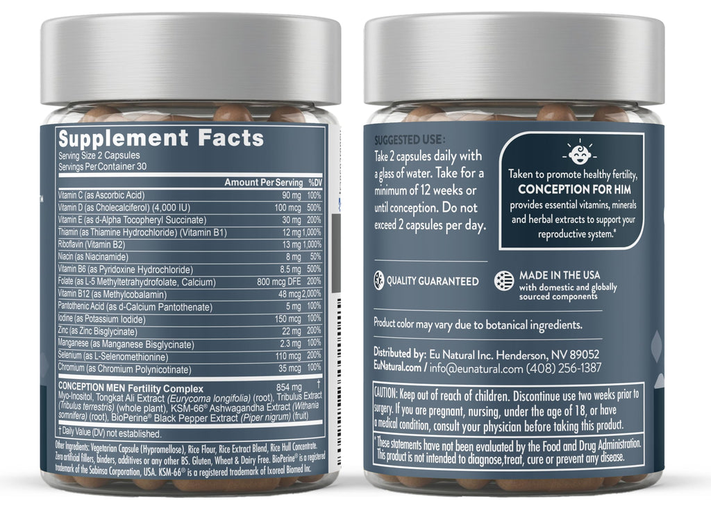 Eu Natural Conception Fertility Prenatal Vitamins