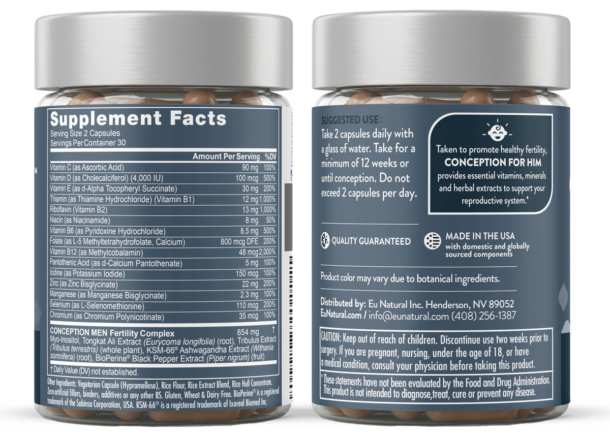Eu Natural Conception Fertility Prenatal Vitamins