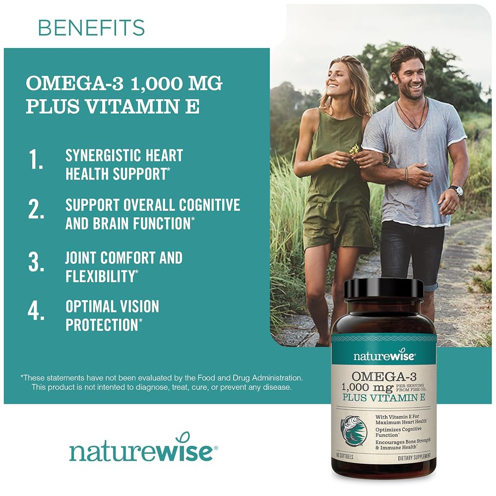 NatureWise Vitamin B Complex & Omega 3 Fish Oil Bundle - 540 Softgels - image 3