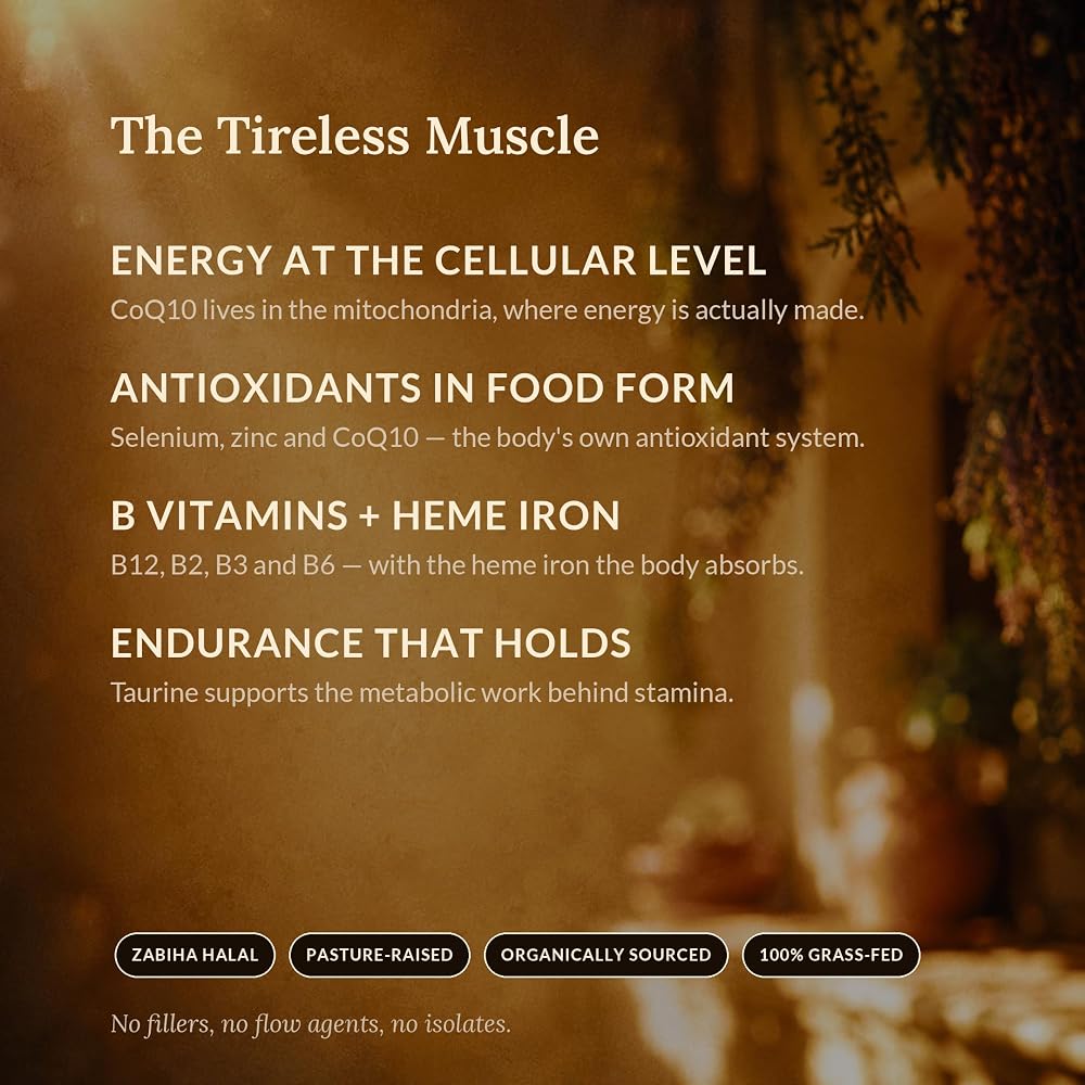 Tribal Remedy Pure Australian Beef Heart Supplement - 180 Capsules - image 2