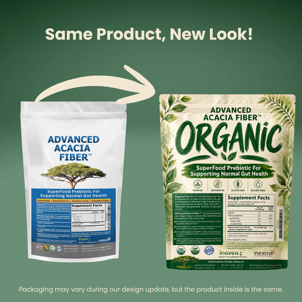 Kidney Restore Advanced Acacia Fiber Powder Soluble Fiber Leaky Gut