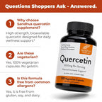 Sandhu's Quercetin 500mg Vegetarian Capsules