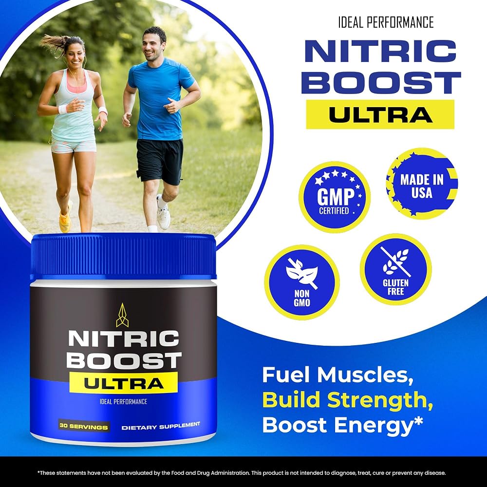 IDEAL PERFORMANCE Nitric Boost Ultra Powder for Energy - 6 Ounces - image 4