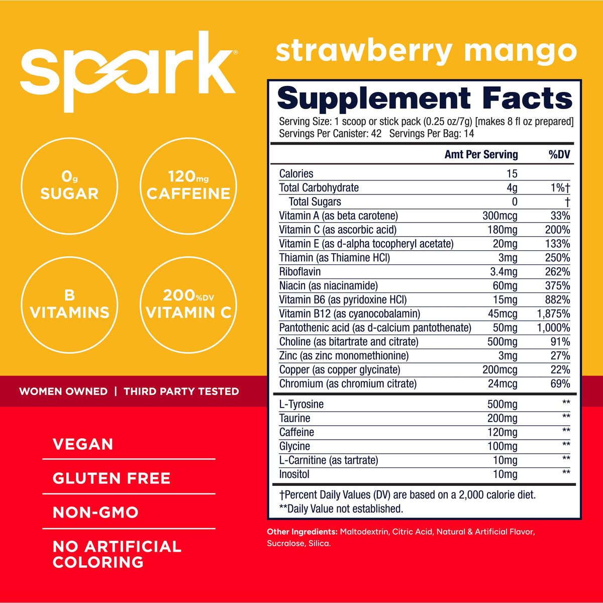 AdvoCare Spark Energy & Focus Drink Mix, Sunrise Grapefruit