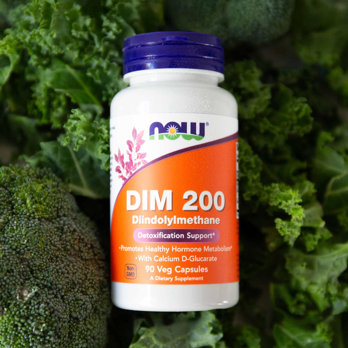 NOW DIM 200 with Calcium D-Glucarate - 90 Vegetarian Capsules - image 7