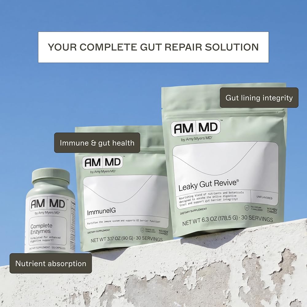 Amy Myers MD Leaky Gut Revive L-Glutamine Powder - 30 Servings - image 7