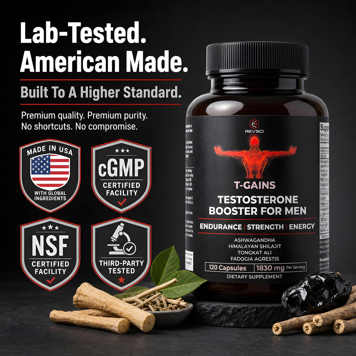 Revolution Science HGH Supplements for Men & Women - Regains Natural