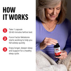 Force Factor Melatonin 5mg Sleep Aid - 60 Vegetarian Capsules - image 4