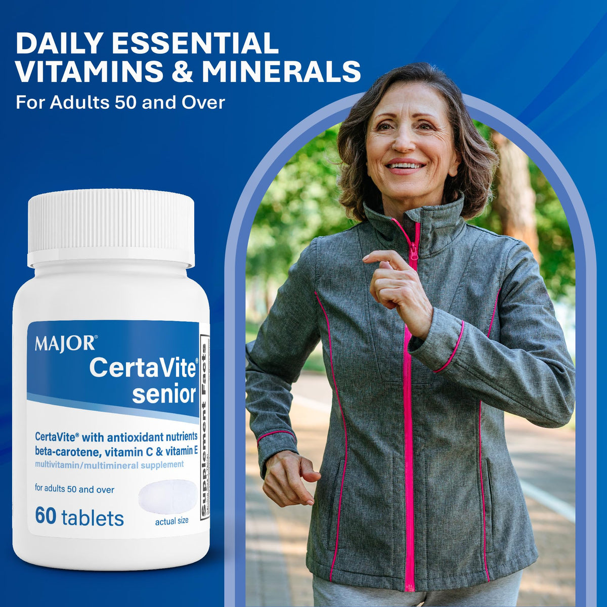 MAJOR CertaVite Senior Multivitamin with Antioxidants - 60 Tablets - image 5