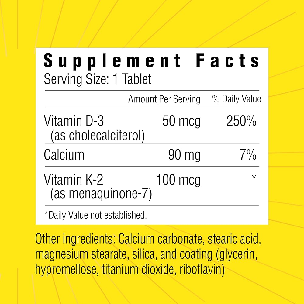 Sunshine Vitamin D Tablets