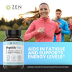 Zen Nutrients PeptideVite GLP-1 Support Vitamin for Gut Health - 60 Capsules - image 3