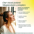 MegaFood Magnesium Glycinate, Malate, Citrate 300mg - 120 Capsules - image 4