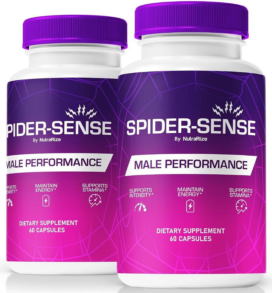 NutraRize Spider-Sense Pills for Men Energy & Stamina - 120 Capsules