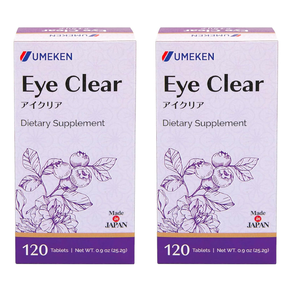 Umeken Eye Clear Blueberry Lutein Vision Supplement - 240 Tablets