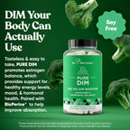 Eu Natural DIM Supplement 200mg Hormonal Balance - 60 Vegan Capsules - image 3