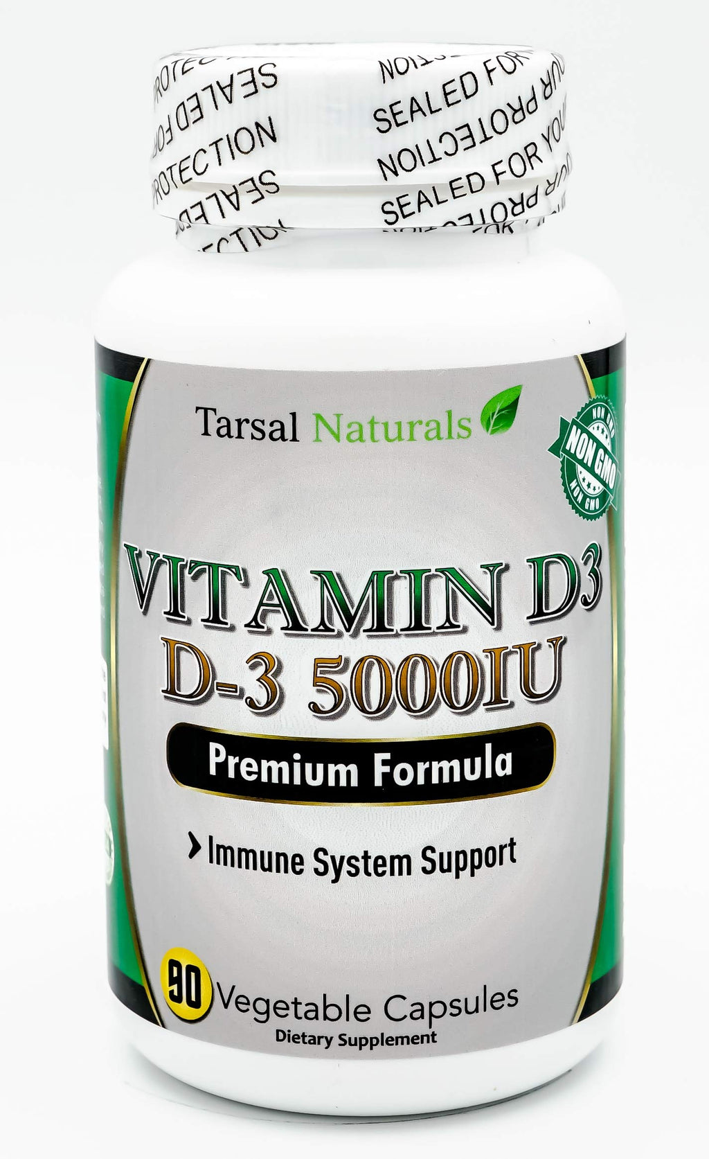 Tarsal Naturals Vitamin D3 5000 IU Capsules - 90 Capsules
