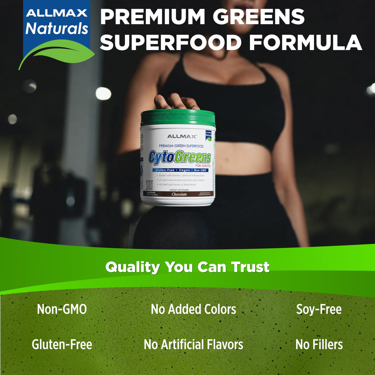 ALLMAX CytoGreens Super Greens Powder