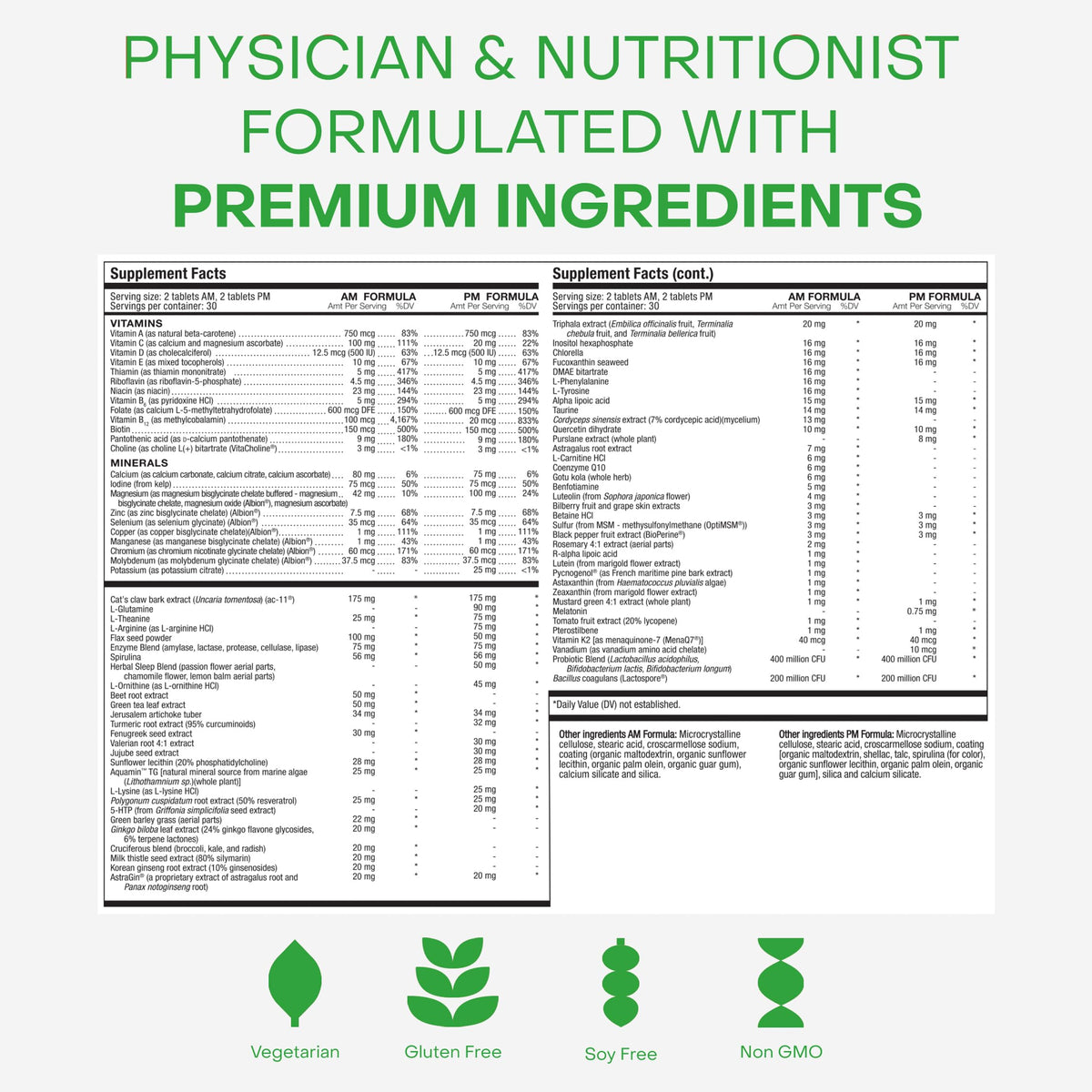 HealthyCell AM/PM Healthspan System - 120 Capsules - image 5