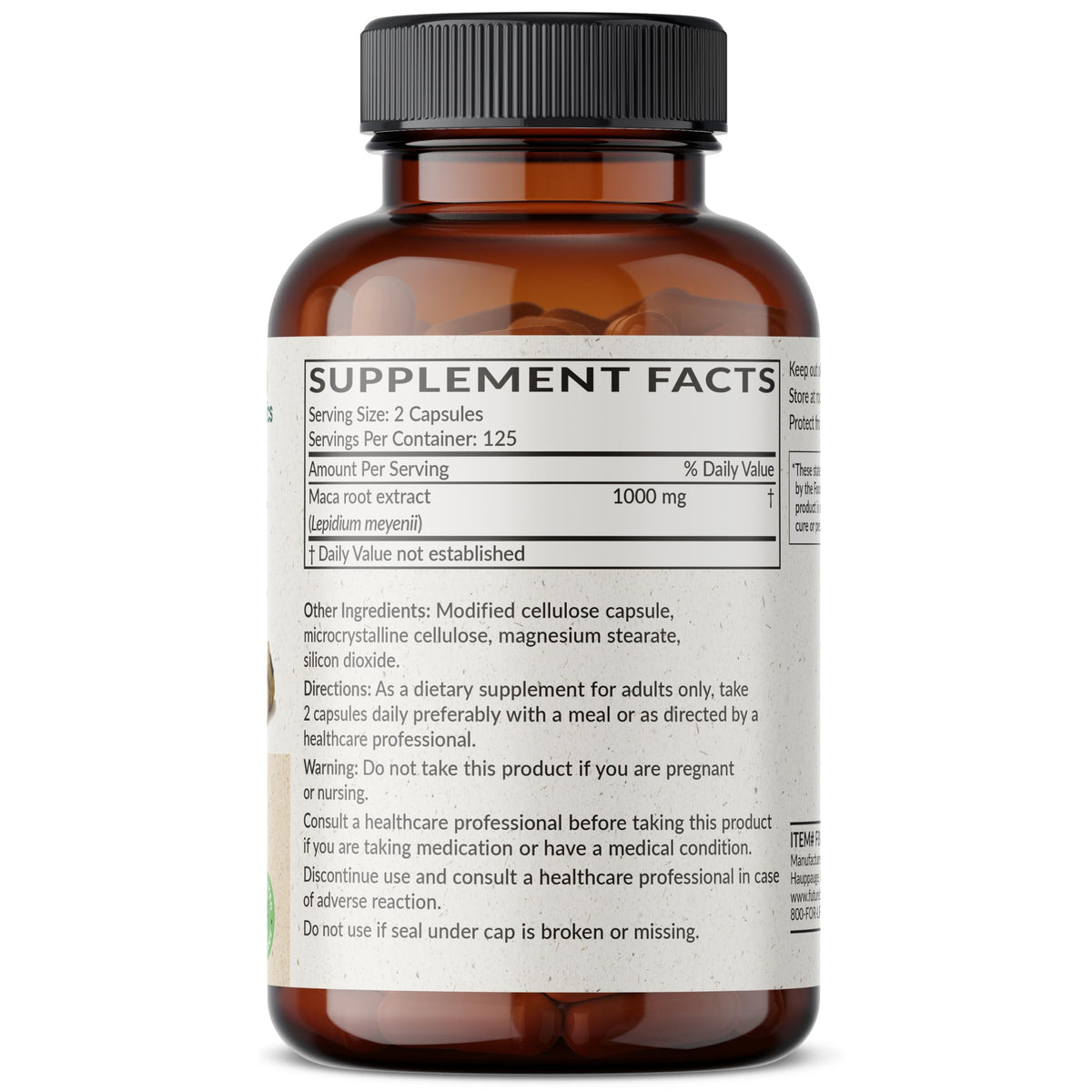Futurebiotics Maca Root Extra Strength 4000 MG Supports Energy