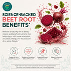 Eleva Nutrition Beet Root Gummies with Vitamin C & B9 - 90 Gummies - image 6
