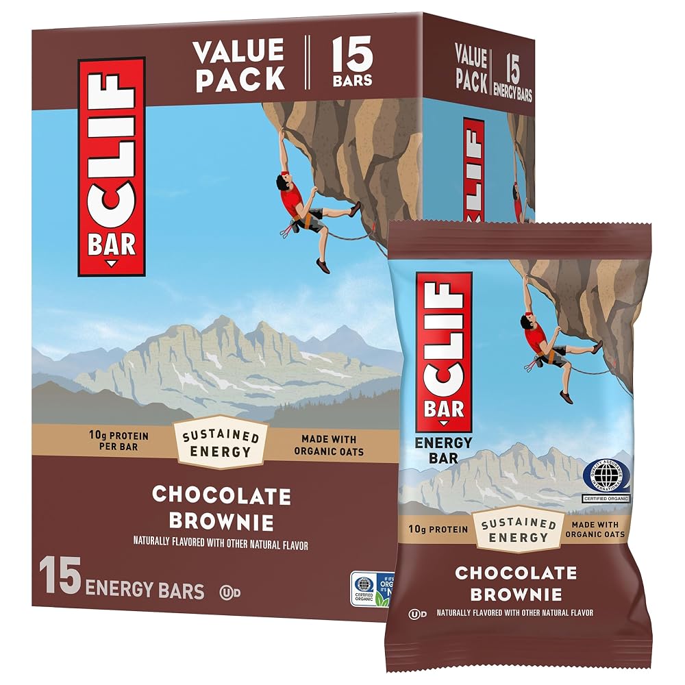 CLIF BAR - White Chocolate Macadamia Nut Flavor - Made with Organic