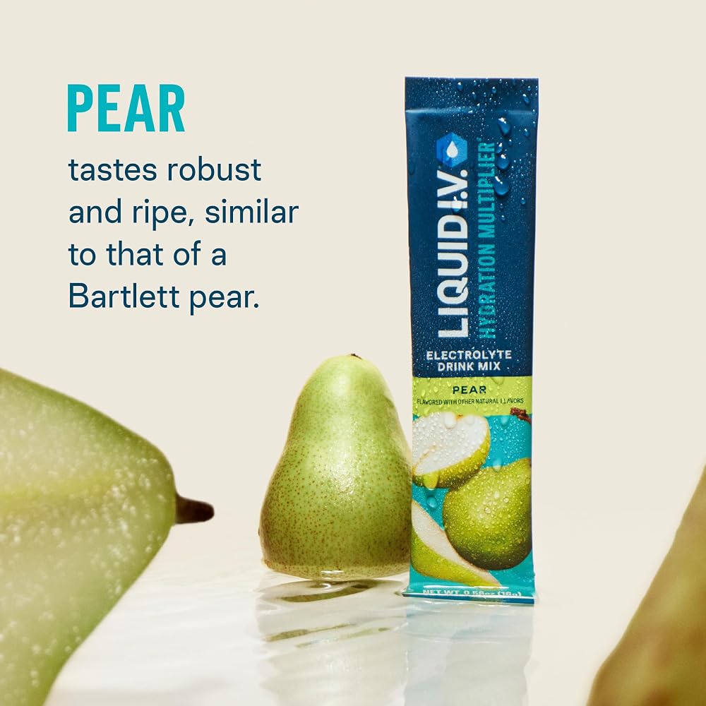 Liquid I.V. Hydration Multiplier Pear Electrolyte Powder - 48 Packets - image 2
