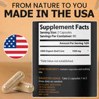 Ion Supplements Grass Fed Beef Liver Capsules - 180 Count - image 3