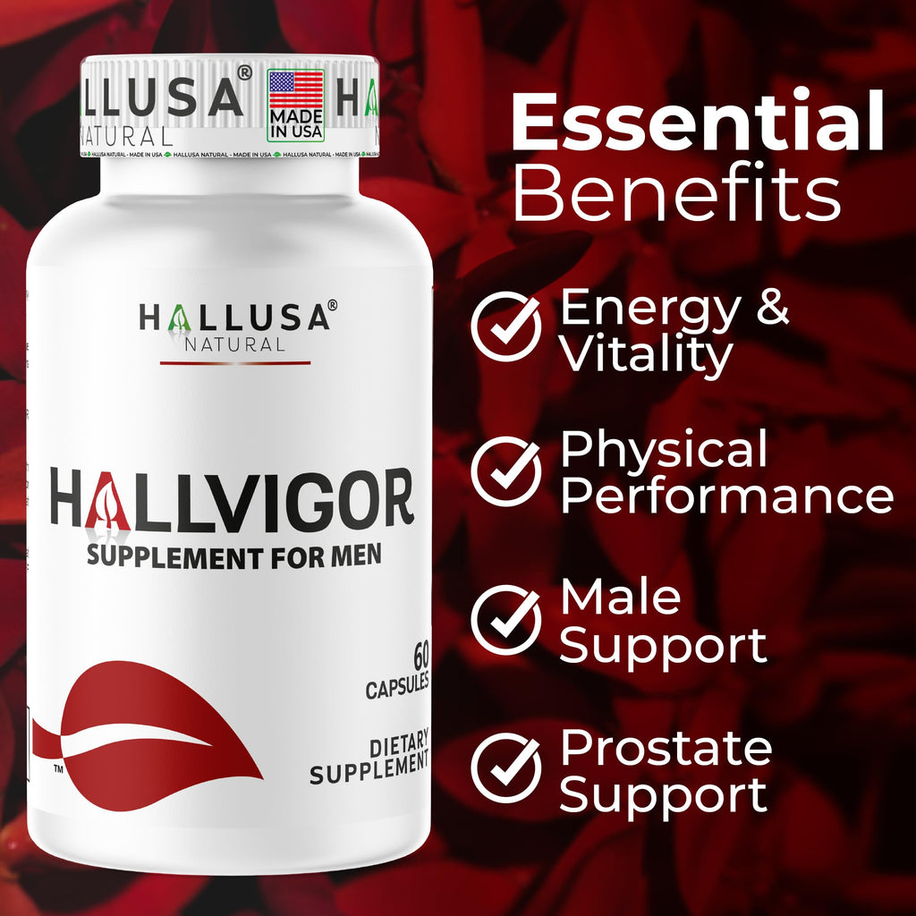 "N/A" Hallusa Hallvigor Prostate Health Men's Multivitamin - 60 Capsules - image 6