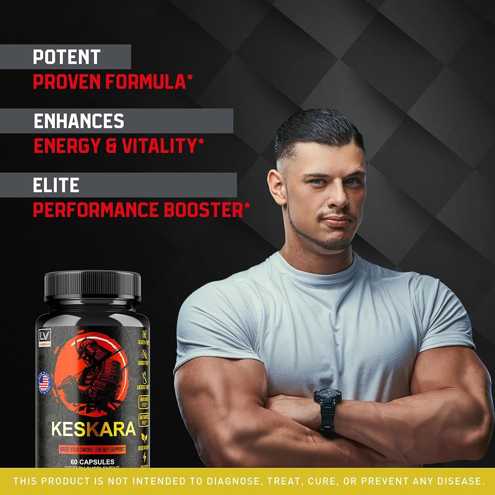 LIVORKA Keskara Pills for Men Supplement - 180 Capsules - image 3