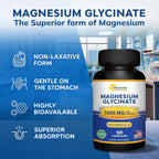 aSquared Nutrition Magnesium Glycinate 1000mg with D3 & B6 - 120 Capsules - image 6