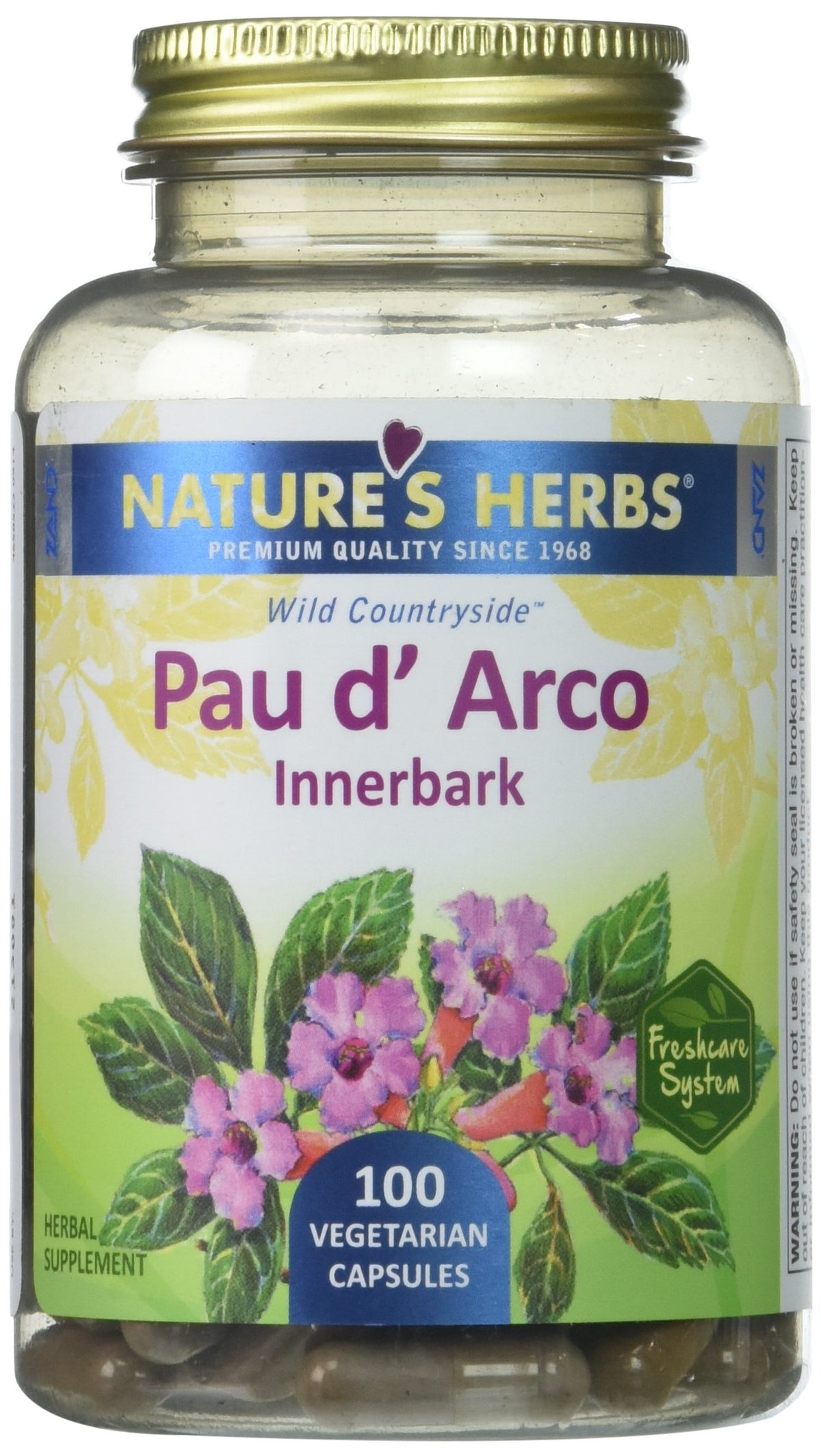 Zand Pau D'Arco Innerbark Capsules - 100 Count