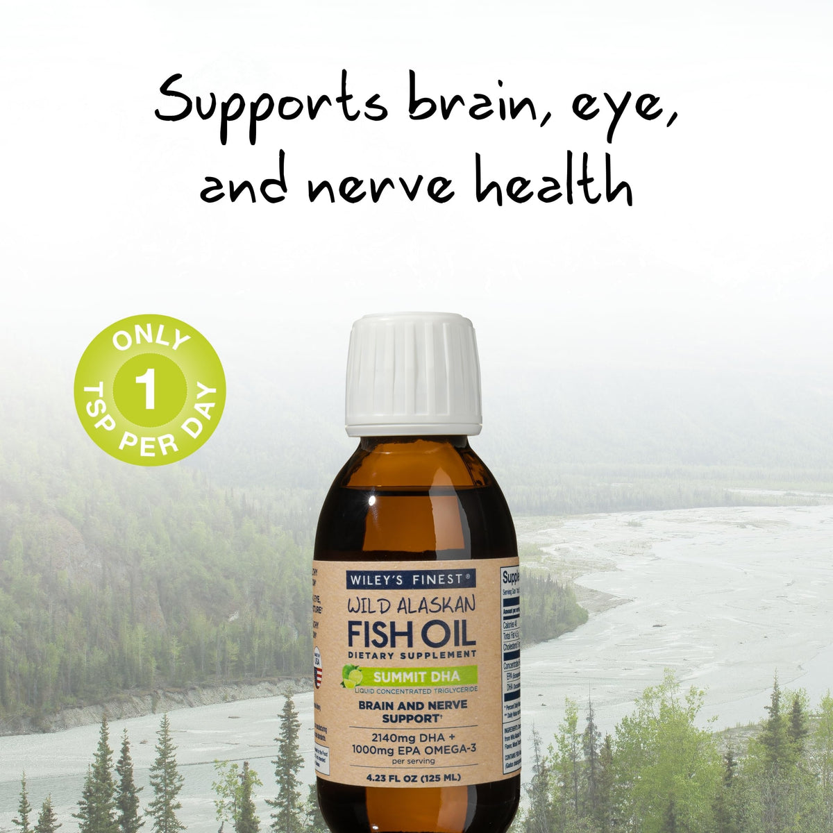 Wiley's Finest Wild Alaskan Fish Oil Summit DHA Liquid - 4.23 Fl Oz - image 3