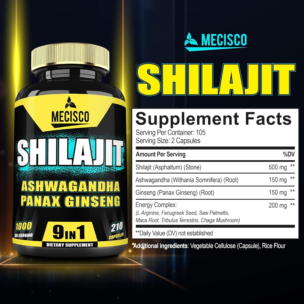 Mecisco Shilajit Supplement_ 60 210Capsules_300mg(P)