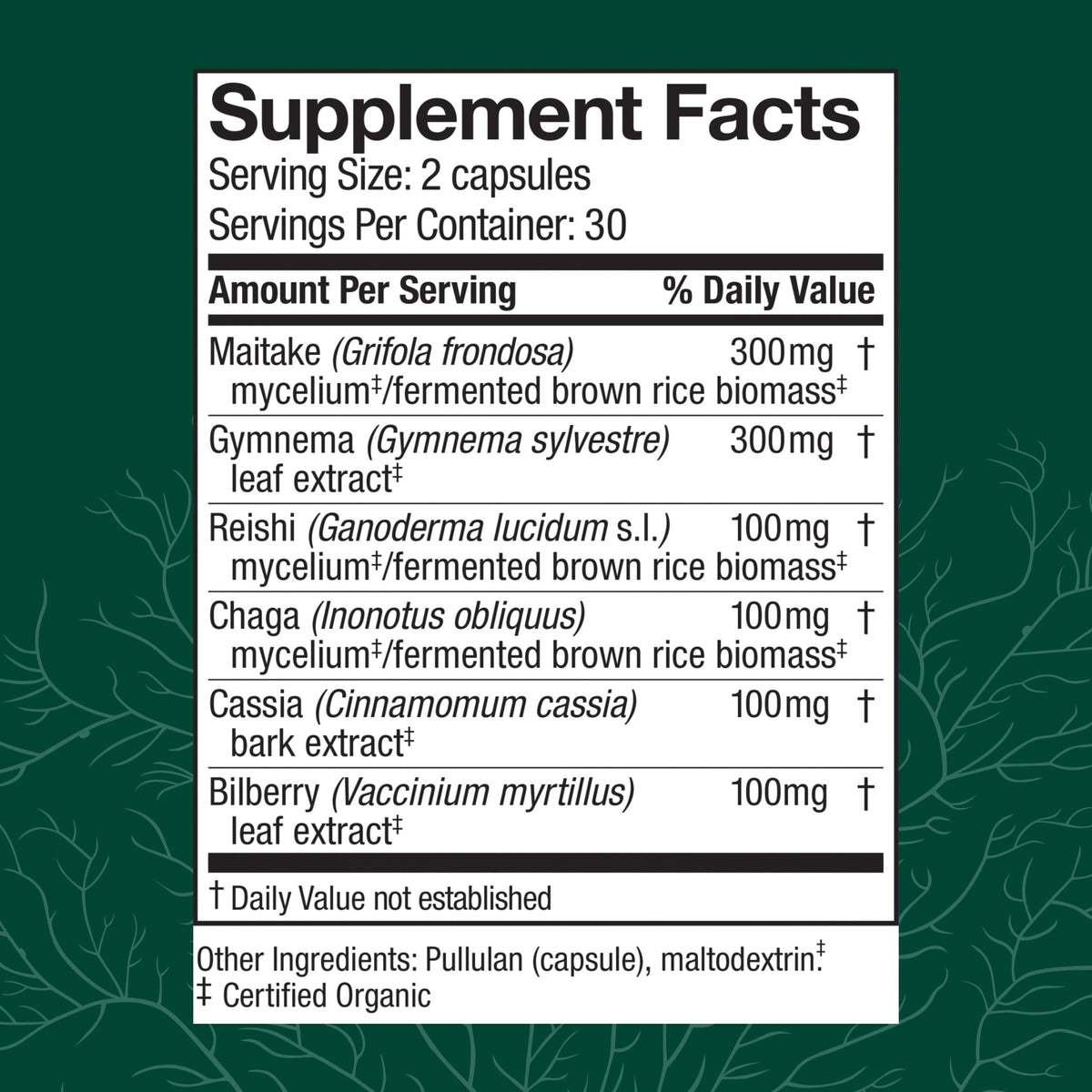 Host Defense MycoBotanicals Mushroom Supplement - 60 Capsules - image 2