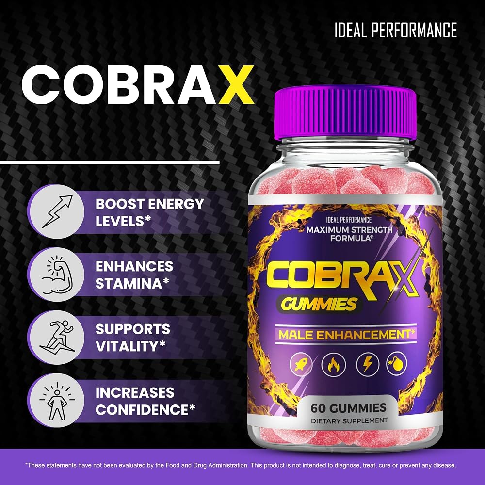 IDEAL PERFORMANCE CobraX All Natural Gummies - 60 Gummies - image 4